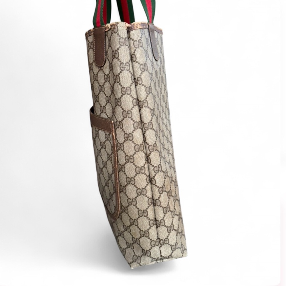 Gucci GG Supreme Sherry Line Monogram Tote - Picture 8 of 16